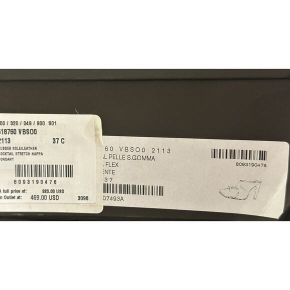 NIB $920 Bottega Veneta Leather Mules with High Vamp Brown Shoes 7 US 618760 - Picture 11 of 11